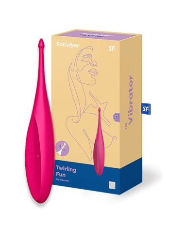 SATISFYER - TWIRLING FUN Varita Vibradora Rosa | SexPlace.MX