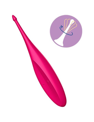 SATISFYER - TWIRLING FUN Varita Vibradora Rosa | SexPlace.MX