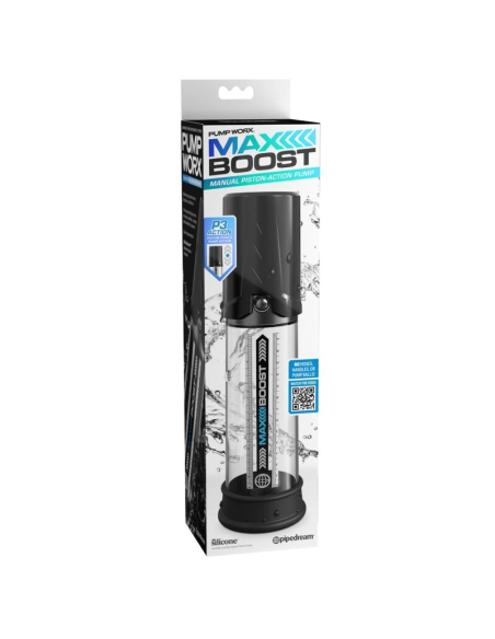 PUMP WORX - BOMBA DE ERECCION MAX BOOST NEGRO
