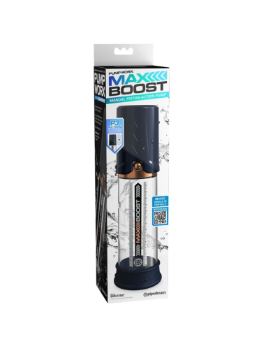 PUMP WORX - BOMBA DE ERECCION MAX BOOST AZUL