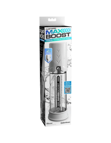 PUMP WORX - BOMBA DE ERECCION MAX BOOST BLANCO