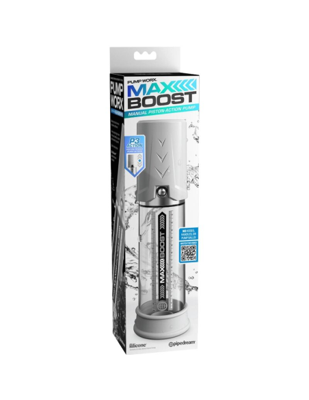 PUMP WORX - BOMBA DE ERECCION MAX BOOST BLANCO