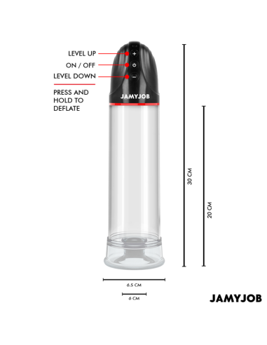 JAMYJOB - XPAND BOMBA AUTOMÁTICA 3 NIVELES DE SUCCIONADOR GRIS