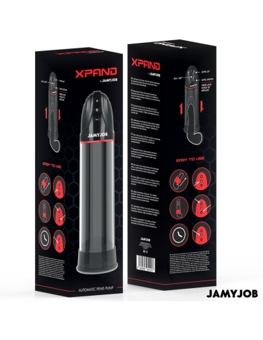 JAMYJOB - XPAND BOMBA AUTOMÁTICA 3 NIVELES DE SUCCIONADOR GRIS