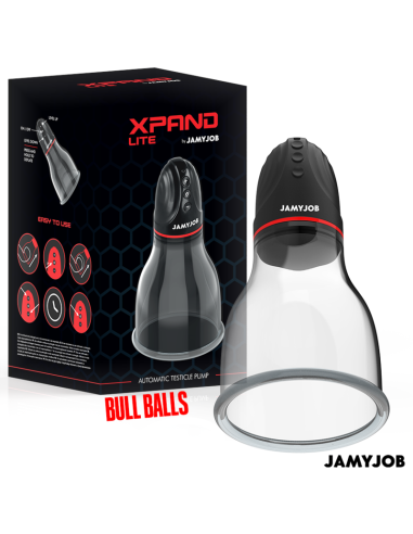 JAMYJOB - XPAND LITE BOMBA AUTOMTICA DE TESTÍCULOS 3 NIVELES DE SUCCIONADOR GRIS