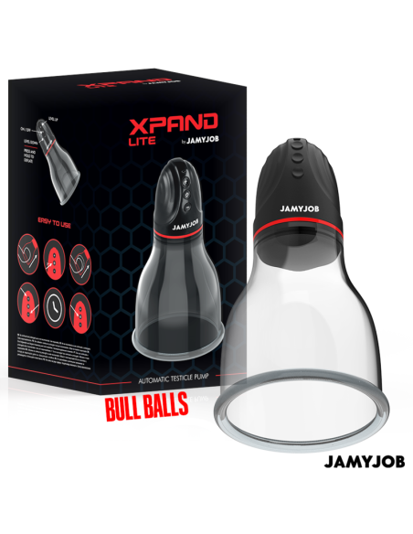 JAMYJOB - XPAND LITE BOMBA AUTOMTICA DE TESTÍCULOS 3 NIVELES DE SUCCIONADOR GRIS