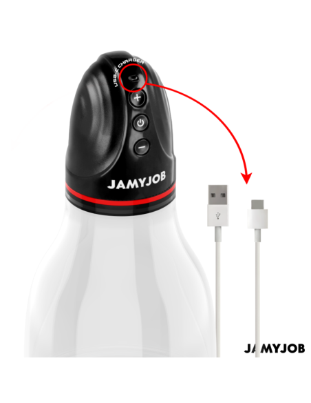JAMYJOB - XPAND LITE BOMBA AUTOMTICA DE TESTÍCULOS 3 NIVELES DE SUCCIONADOR GRIS