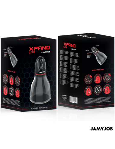 JAMYJOB - XPAND LITE BOMBA AUTOMTICA DE TESTÍCULOS 3 NIVELES DE SUCCIONADOR GRIS