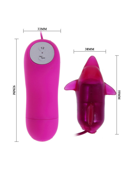 BAILE - CUTE SECRET DELFIN VIBRADOR 12V
