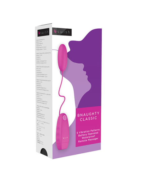 B SWISH - BNAUGHTY CLASSIC VIBRATING BULLET CERISE