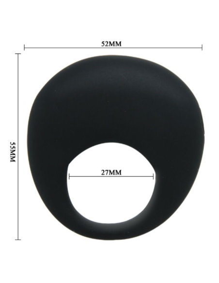 PRETTY LOVE - TRAP ANILLO VIBRADOR NEGRO