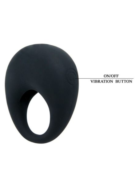 PRETTY LOVE - TRAP ANILLO VIBRADOR NEGRO