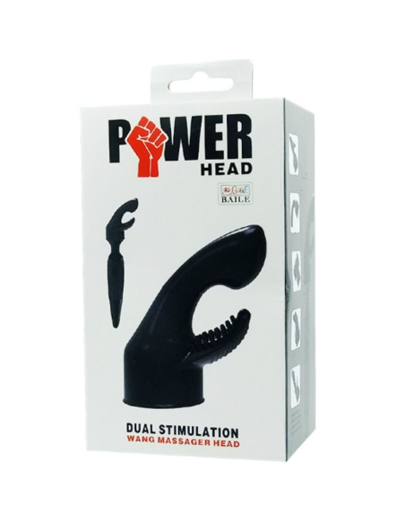 BAILE - POWER HEAD CABEZAL INTERCAMBIALE PARA MASAJEADOR ESTIMULACION PUNTO G Y CLITORIS