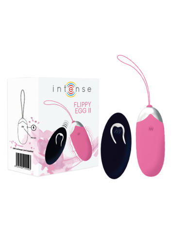 INTENSE - FLIPPY II HUEVO RECARGABLE REMOTO ROSA