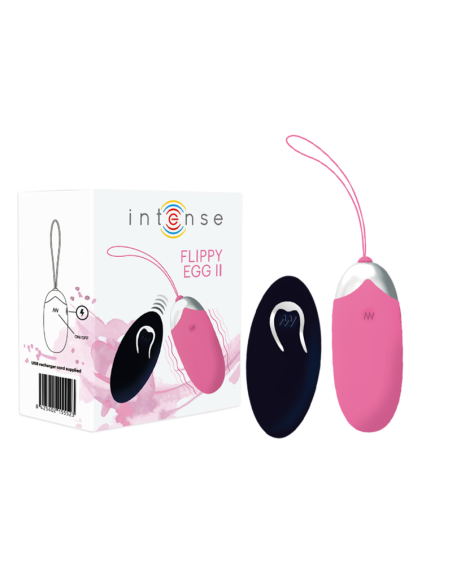 INTENSE - FLIPPY II HUEVO RECARGABLE REMOTO ROSA
