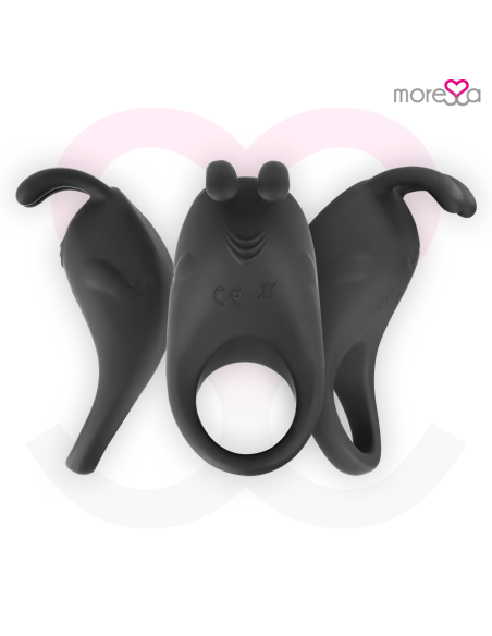 MORESSA - BRAD PREMIUM SILICONE RECARGABLE NEGRO
