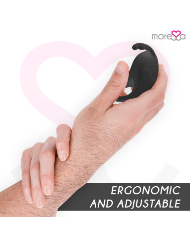 MORESSA - BRAD PREMIUM SILICONE RECARGABLE NEGRO