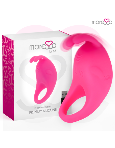 MORESSA - BRAD PREMIUM SILICONE RECARGABLE ROSA