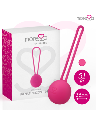 MORESSA - OSIAN ONE ENTRENAMIENTO SUELO PELVICO 51gr PREMIUM SILICONA ROSA