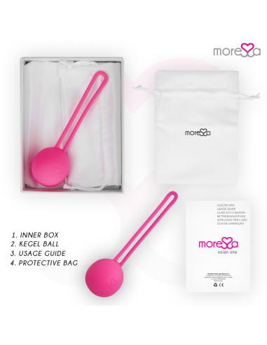 MORESSA - OSIAN ONE ENTRENAMIENTO SUELO PELVICO 51gr PREMIUM SILICONA ROSA