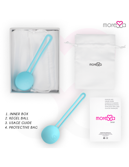 MORESSA - OSIAN ONE ENTRENAMIENTO SUELO PELVICO 51gr PREMIUM SILICONA TURQUESA