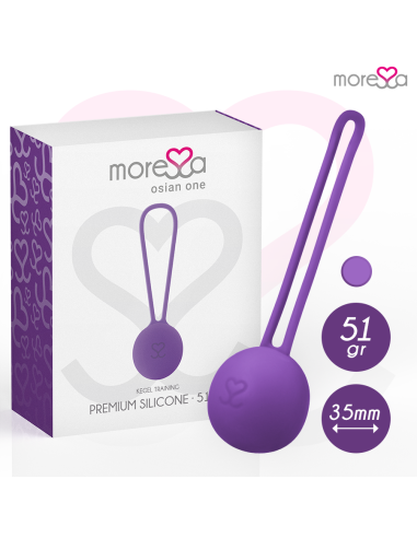 MORESSA - OSIAN ONE ENTRENAMIENTO SUELO PELVICO 51gr PREMIUM SILICONA LILA