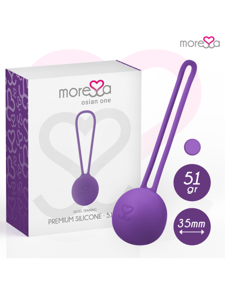 MORESSA - OSIAN ONE ENTRENAMIENTO SUELO PELVICO 51gr PREMIUM SILICONA LILA