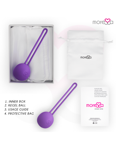 MORESSA - OSIAN ONE ENTRENAMIENTO SUELO PELVICO 51gr PREMIUM SILICONA LILA
