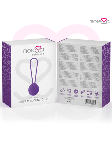 MORESSA - OSIAN ONE ENTRENAMIENTO SUELO PELVICO 51gr PREMIUM SILICONA LILA