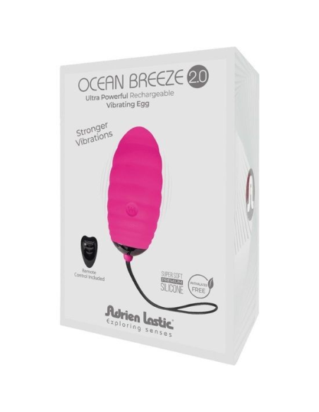 ADRIEN LASTIC - OCEAN BREEZE 2.0 Rosa Huevo vibrador | SexPlace.MX
