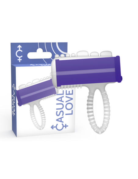 CASUAL LOVE - RING VIBRADOR LENGUA LILA