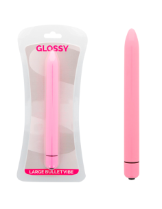 GLOSSY - SLIM VIBRADOR ROSA