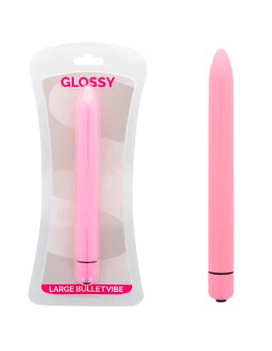 GLOSSY - SLIM VIBRADOR ROSA