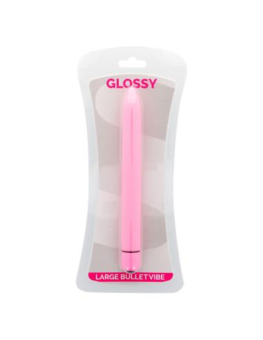 GLOSSY - SLIM VIBRADOR ROSA