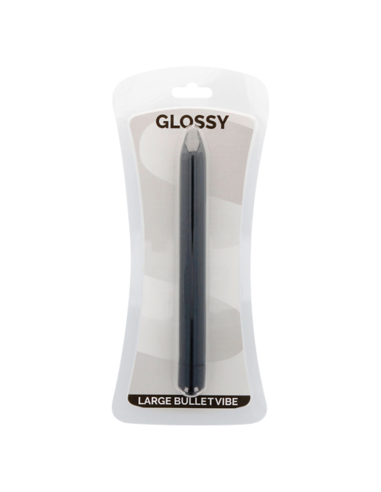 GLOSSY - SLIM VIBRADOR NEGRO