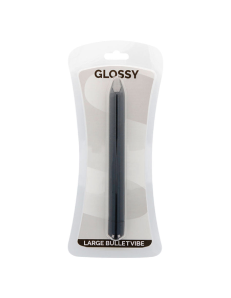GLOSSY - SLIM VIBRADOR NEGRO