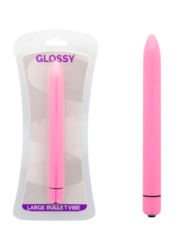 GLOSSY - SLIM VIBRADOR ROSA INTENSO