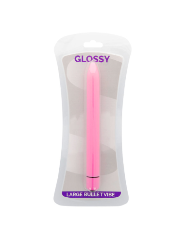 GLOSSY - SLIM VIBRADOR ROSA INTENSO