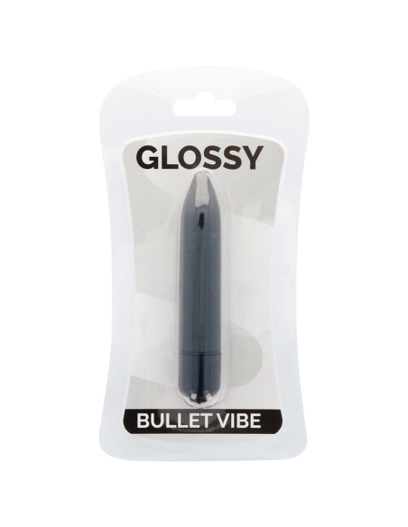 GLOSSY - THIN VIBRADOR NEGRO