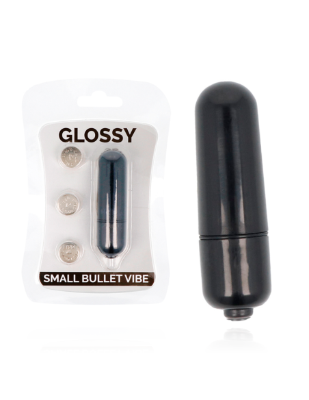 GLOSSY - SMALL BALA VIBRADORA NEGRO