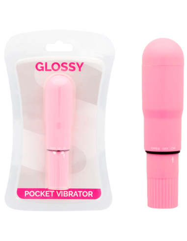 GLOSSY - POCKET VIBRADOR ROSA