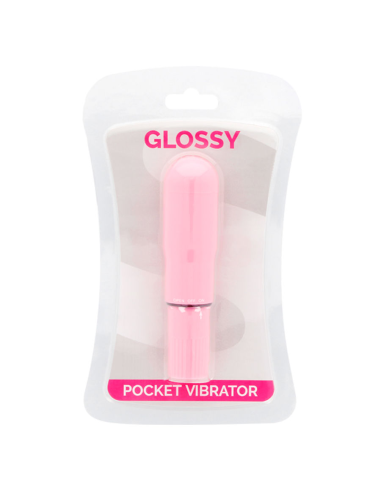 GLOSSY - POCKET VIBRADOR ROSA