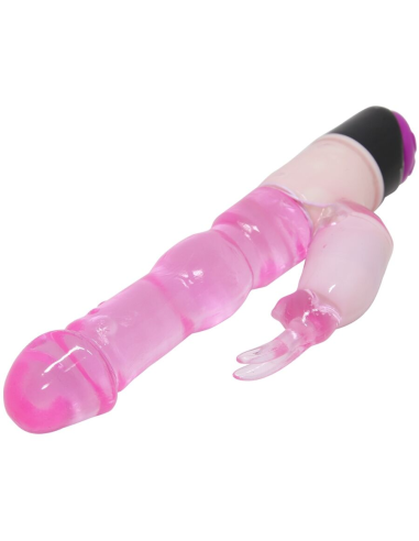 BAILE - WAVES OF PLEASURE FANTASY VIBRADOR CON RABBIT 23 CM