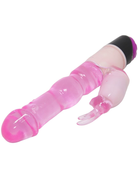 BAILE - WAVES OF PLEASURE FANTASY VIBRADOR CON RABBIT 23 CM