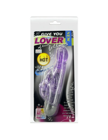 BAILE - GIVE YOU A KIND OF LOVER VIBRADOR CON RABBIT LILA 10 MODOS