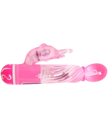 BAILE - VIBRADOR MULTIVELOCIDAD CON ESTIMULADOR ROSA