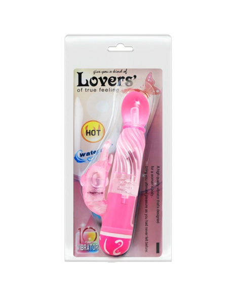 BAILE - VIBRADOR MULTIVELOCIDAD CON ESTIMULADOR ROSA