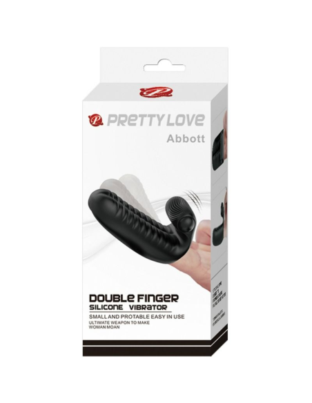 PRETTY LOVE - ABBOTT DEDAL ESTIMULADOR NEGRO