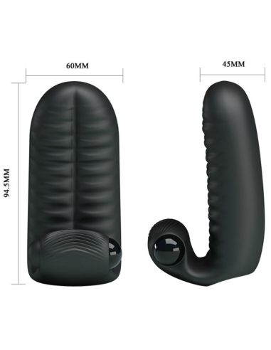 PRETTY LOVE - ABBOTT DEDAL ESTIMULADOR NEGRO