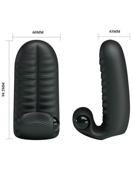 PRETTY LOVE - ABBOTT DEDAL ESTIMULADOR NEGRO